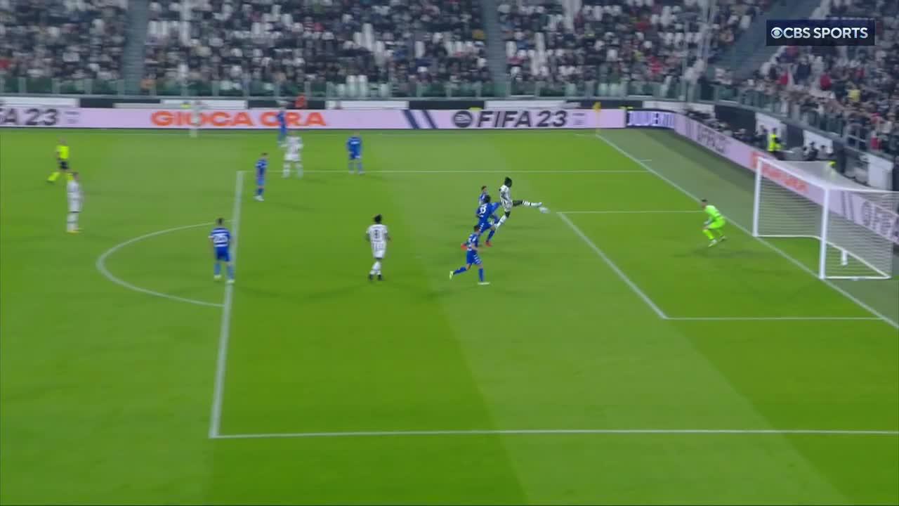 Moise Kean has first Serie A goal of the season! ⚫️ ⚪️”