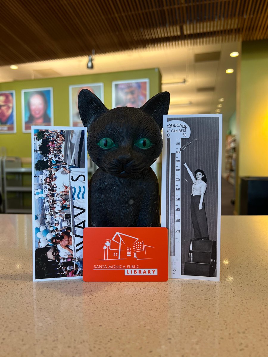 SMPublicLibrary's tweet image. Although #NationalLibraryCardSignUpMonth is in Sep, we have been celebrating it throughout October. This means you still have time to get an awesome bookmark and a free image from our Digital Archives. Sign-up or renew your Library card before Oct 31.

#SantaMonicaPublicLibrary
