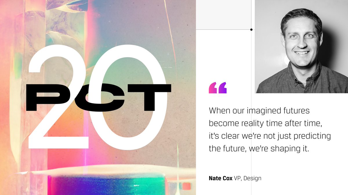 Punchcut's tweet photo. As futurists, we transform products and companies for tomorrow. Here is what our VP of Design, Nate has to say about shaping the future with our designs.

View all our digital quilts at https://t.co/QXxEiM2LSD https://t.co/zkYitoB5C5