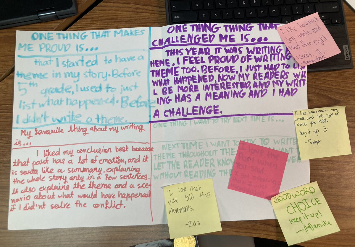 cassiecravings's tweet photo. These writers are so proud of themselves &amp; so proud of each other for their work in personal narrative, as they should be. They did important, complex work in this unit. Today they celebrated all of that hard work! #tcrwp @tcrwp #acecubs https://t.co/KtOVQ1jh3y