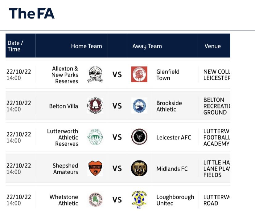 The Championship fixtures…