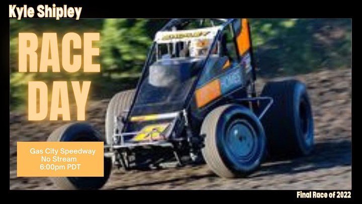We are back in action tonight at Gas City Speedway. It’s our final weekend behind the wheel in 2022!