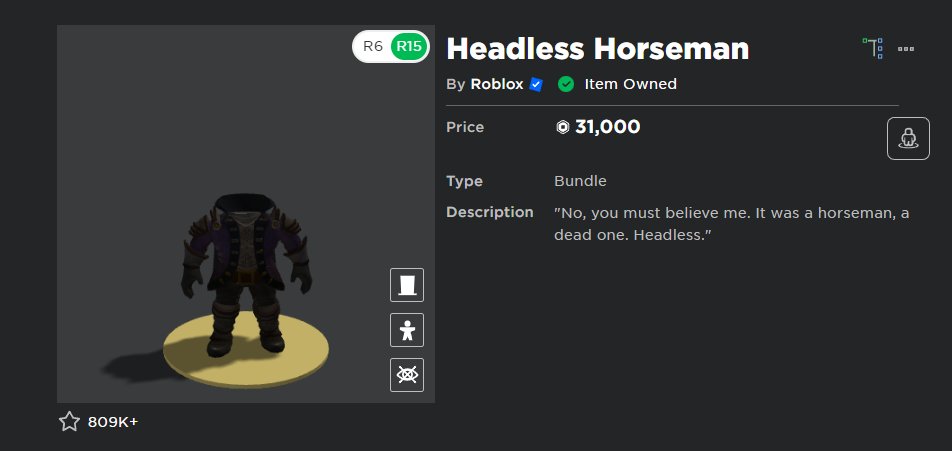 No Headless? Head Sign - Roblox