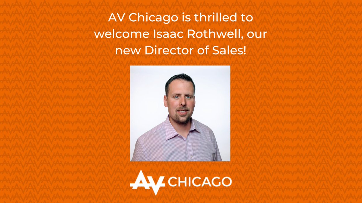We are so excited to welcome a new member to the team, Isaac Rothwell!

Isaac is our new Director of Sales, and we are thrilled to have him as a member of the team.
#avchicago #showready #directorofsales #chicagoevents