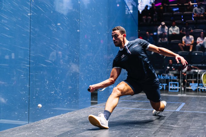Fares Dessouky in action at the 2022 Grasshopper Cup