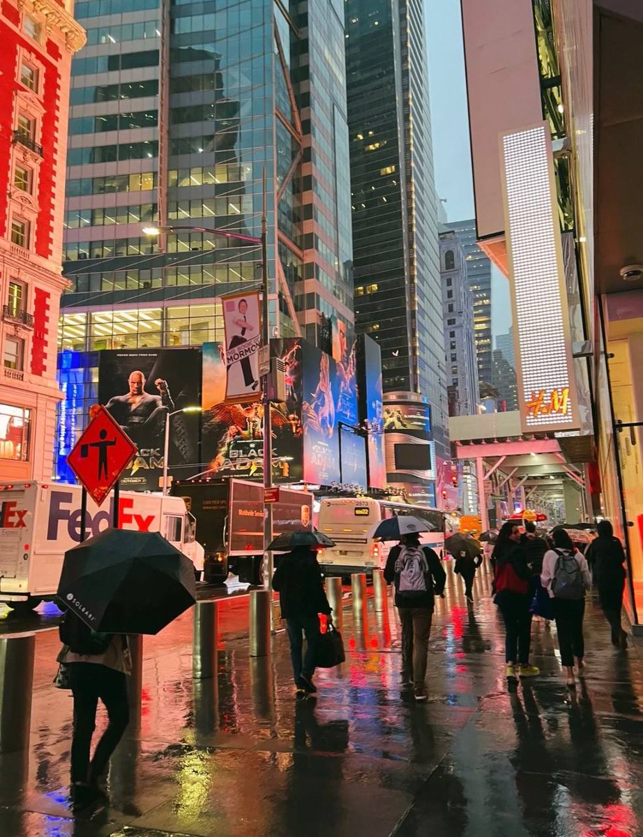 Rainy New York already has a taste of winter