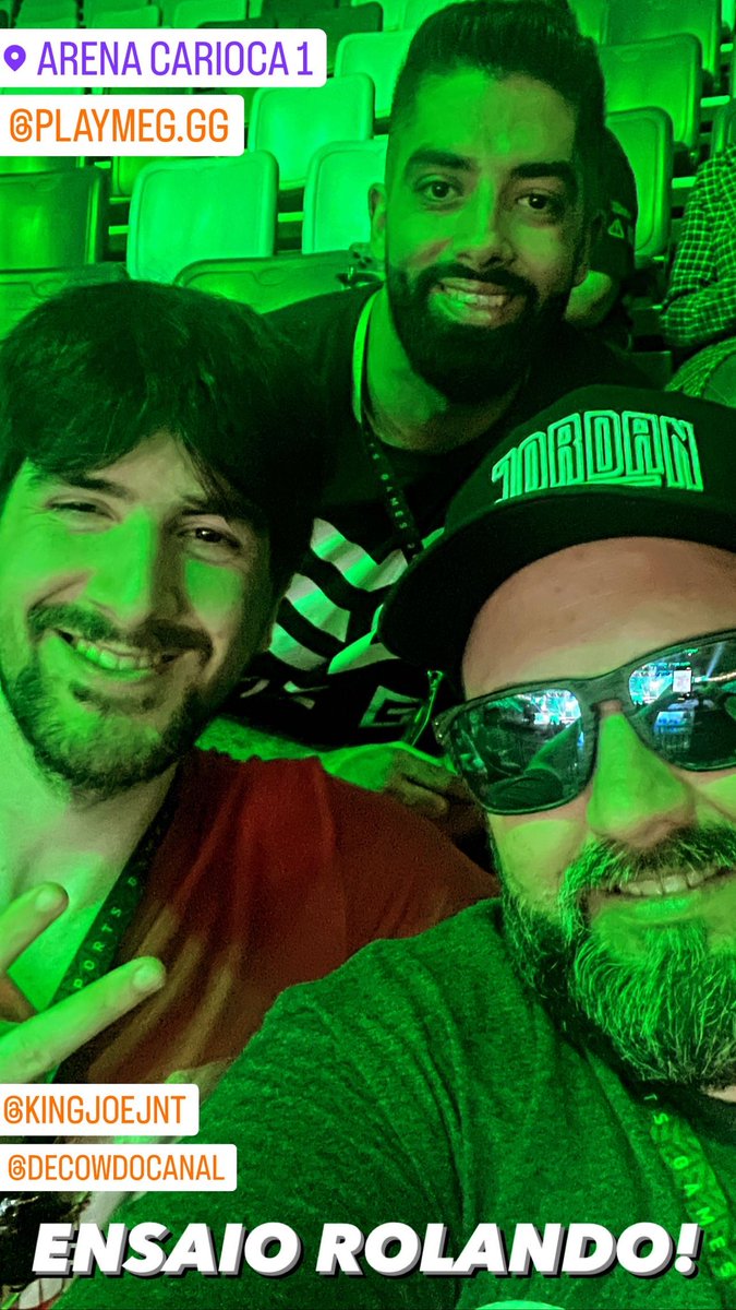 ENSAIO ROLANDO na ARENA CARIOCA 1 do Parque Olímpico no Rio de Janeiro com meus manos <a href="/DecowdoCanal/">Decow</a> <a href="/KingJoeJNT/">KING JOE</a> !! Amanhã, o show começa, Clash Royale e Brawl Stars aberto ao público!! Ingressos GRATUITOS!!
🔗 m.ingresso.com/filme/meg-patr…