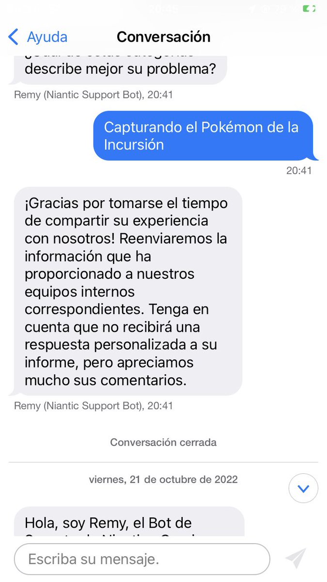 Hugx_4's tweet image. @NianticHelp @PokemonGOespana 

Alguna ayuda, por favor. Me han quitado mi oportunidad con un Giratina shiny. Y no me van a dar ninguna solución ya que no hay: “respuestas personalizadas”
Abro hilo ➡️

#PokemonGo #PokemonFriend 
#PokemonHelp #Pokemon