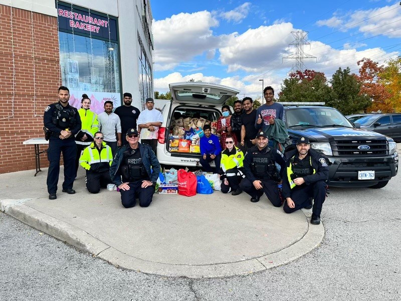 We are excited to share that our recent Cram-a-Cruiser event in honour of Diwali collected close to 1,700 lbs in food donations for local food banks! A big thanks to @HinduCHH, Desi Mandi, Vaishno Devi Temple, and Halton residents for making a difference to those in need.