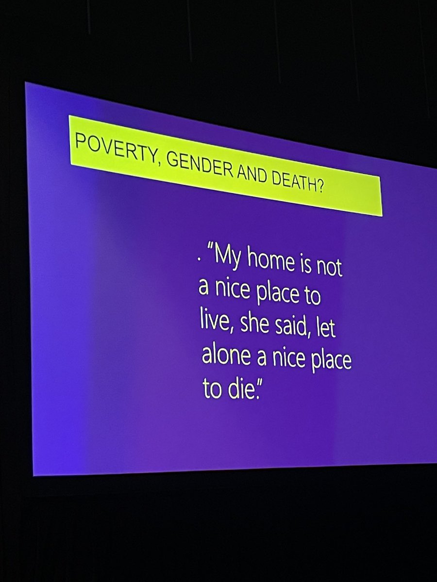 Not everyone wants to die at home and in their own bed ⁦<a href="/hospicedoctor/">Dr Ros Taylor 💜</a>⁩ #mipcc22