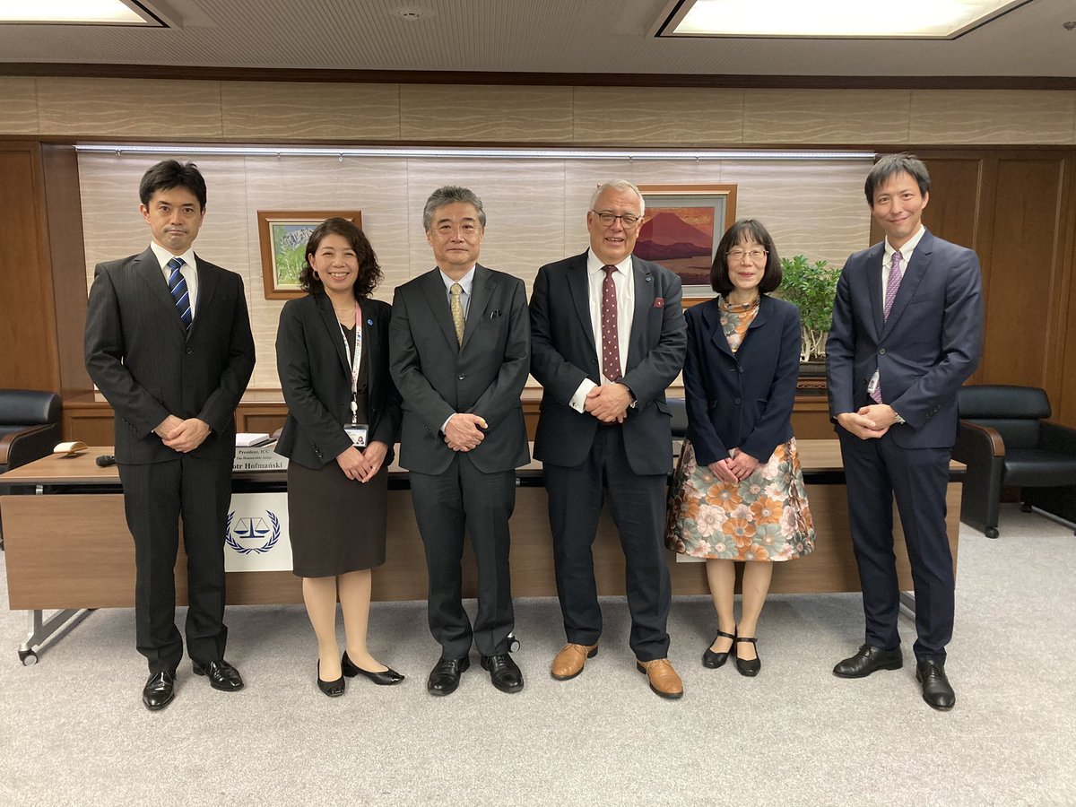 During official visit to #Japan, #ICC President Judge Piotr Hofmański signed a cooperation agreement with the United Nations Asia and Far East Institute for the Prevention of Crime and the Treatment of Offenders #UNAFEI. #BuildingSupport