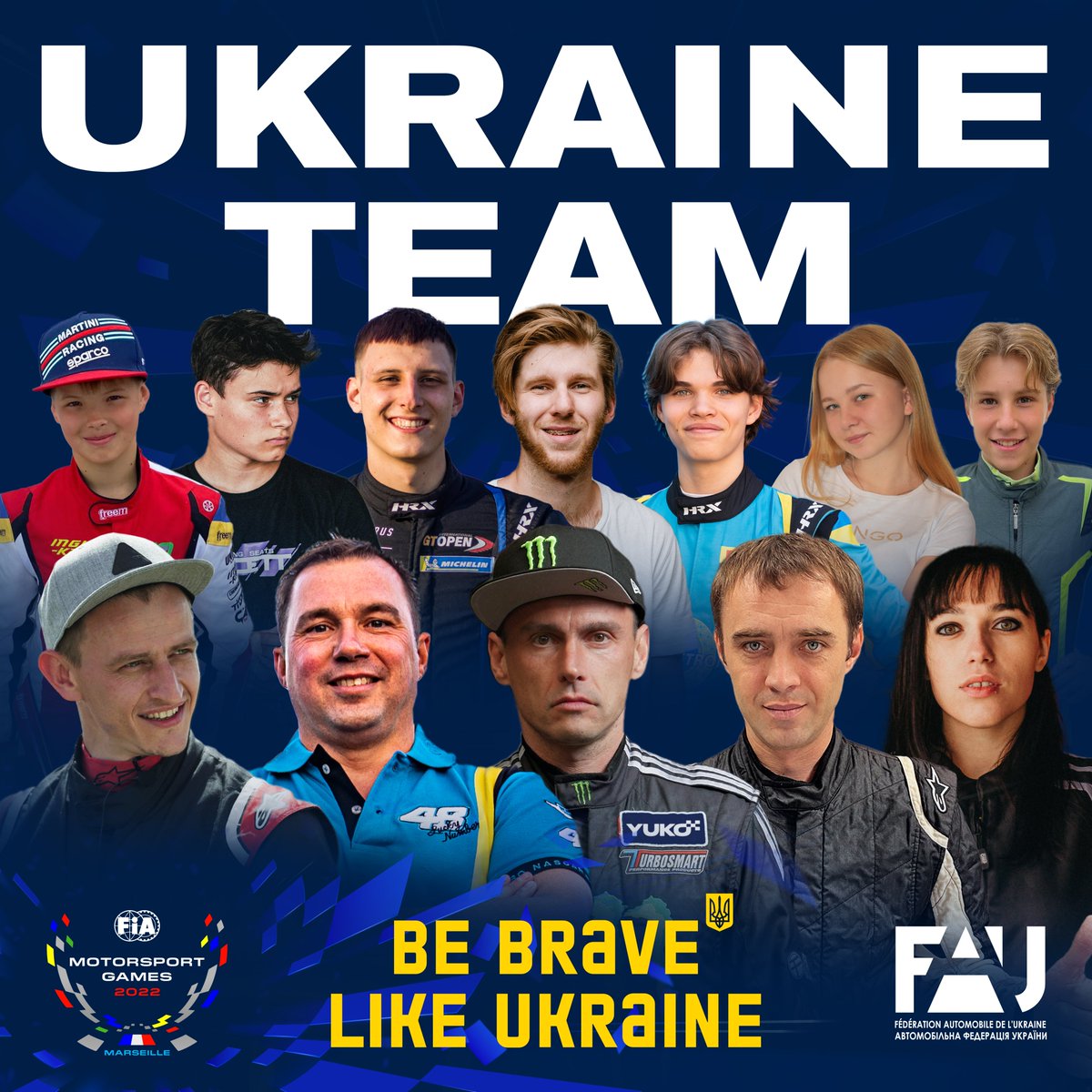 FAUforYou's tweet photo. Українські автоспортсмени змагатимуться на Всесвітніх іграх FIA  https://t.co/NLnS7YU9o3 https://t.co/Gu5QtfaqWg