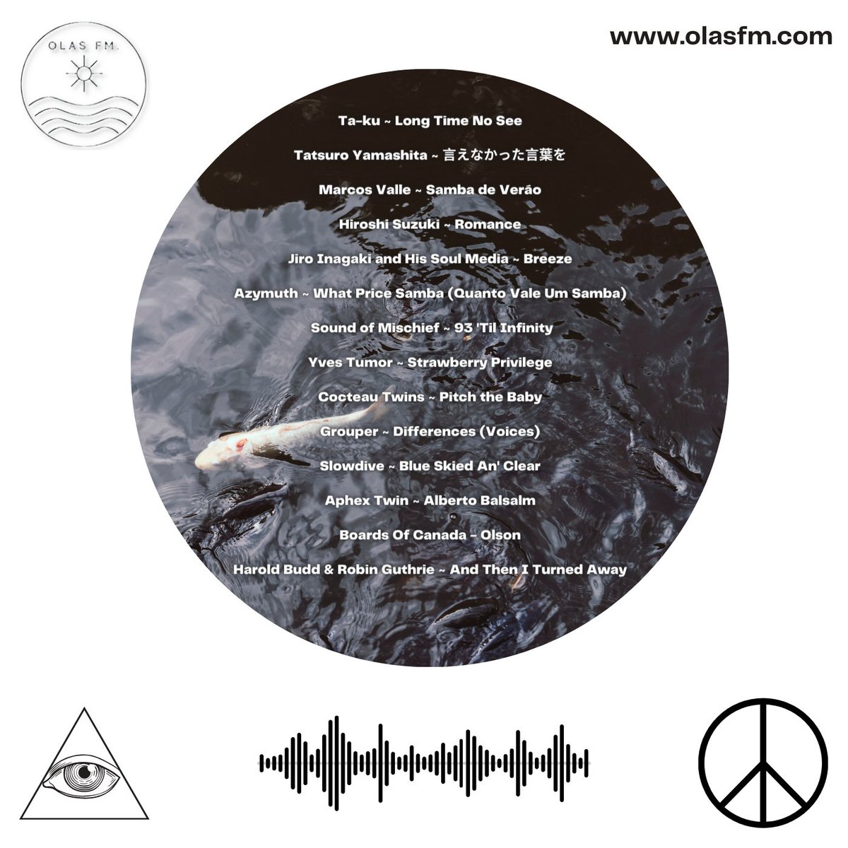 olas_fm's tweet photo. Episode 96 program brings music from Marcos Valle, Slowdive, Yves Tumor &amp; more.
Another hour of open vibrations.
https://t.co/7W48BKl3u7 https://t.co/Q6xOY1lAbR