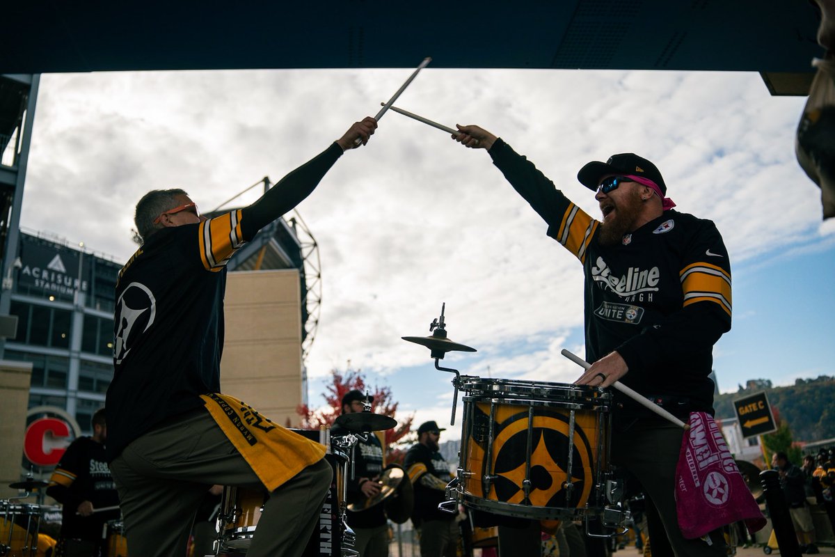 PGHSteeline's tweet photo. Ready for some Sunday Night Football in Miami this weekend! 

#herewego #steelersnation #steeline #nfldrumlines #PITvsMIA https://t.co/Sp8O97tadd