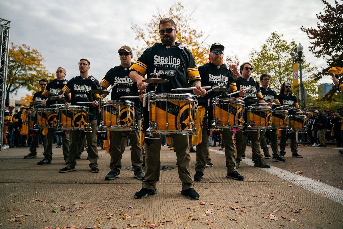 PGHSteeline's tweet photo. Ready for some Sunday Night Football in Miami this weekend! 

#herewego #steelersnation #steeline #nfldrumlines #PITvsMIA https://t.co/Sp8O97tadd