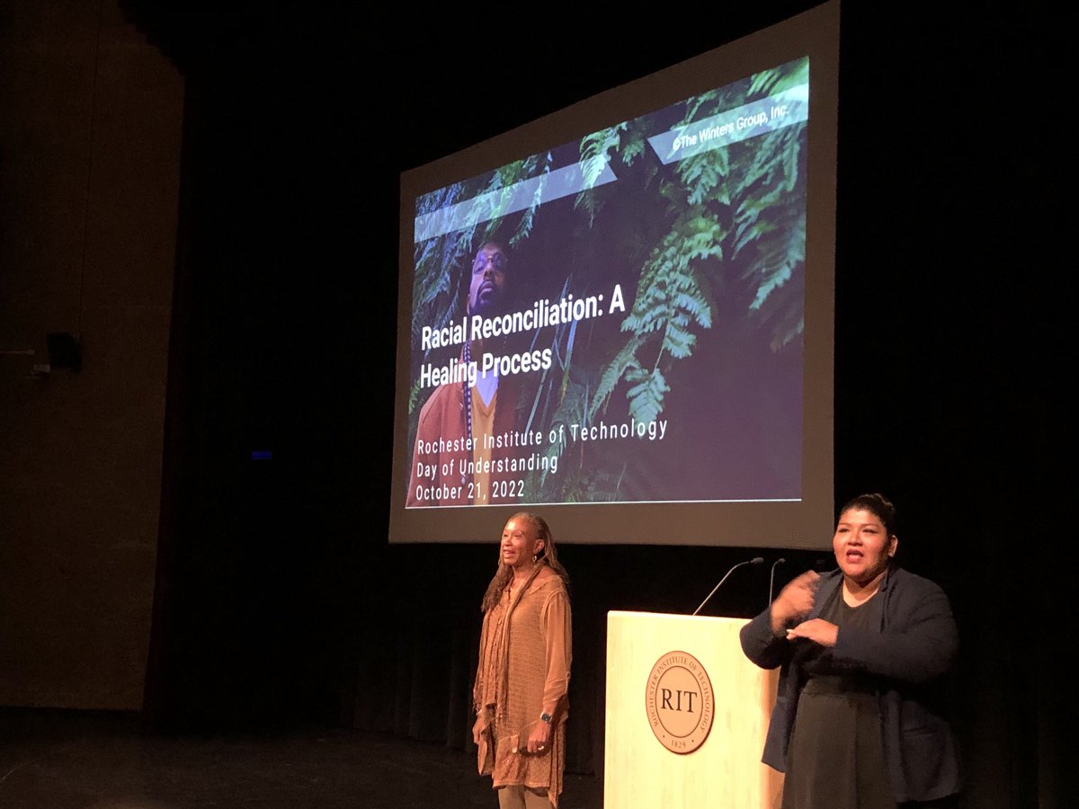 RITProvost's tweet photo. I have truly enjoyed RIT’s inaugural Day of Understanding.  Thanks so much to the wonderful presenters and all who made the day possible. https://t.co/45Y0qGyoU9