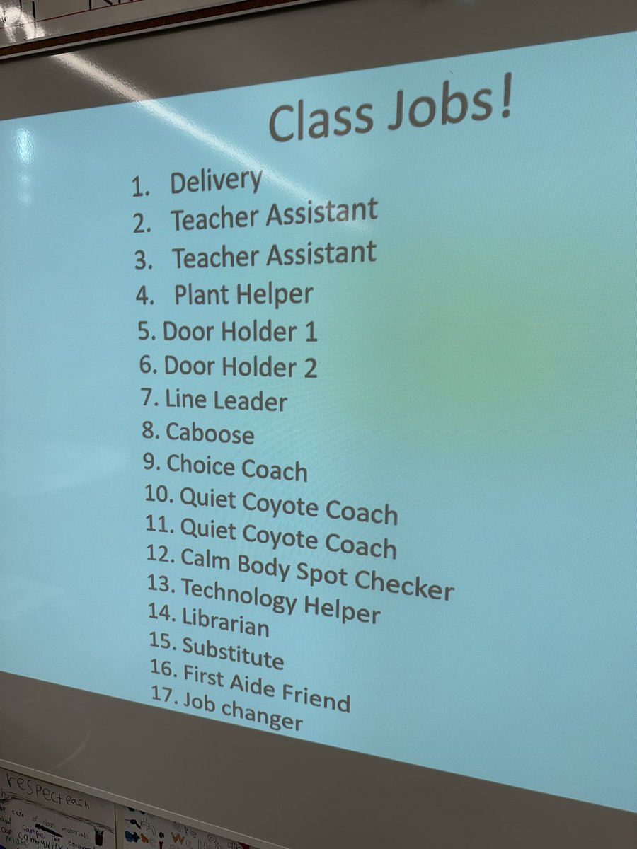 mrsbelcherqae's tweet photo. We spent days brainstorming and revising ideas for class jobs and how to rotate. These #QAE Explorers came up with a job wheel! @SoundDiscipline https://t.co/QSKBnw7CTT