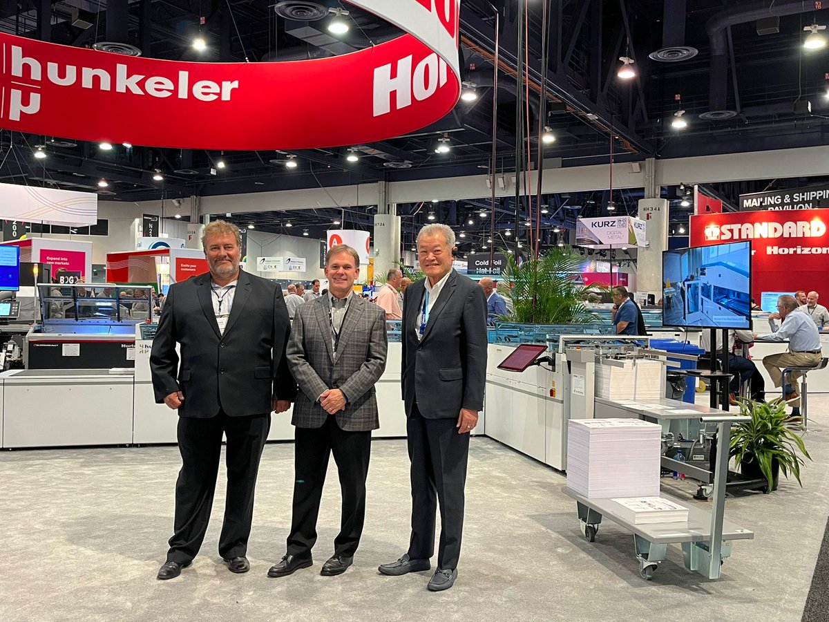 Taking a look back at Day 2 of @PRINTINGUnited as we head into the final stretch! We want to extend a special thank you to our partners at @hunkelerag and @HorizonFinisher or helping us put together such a great show. 

Looking forward to next year in Atlanta! #printingunitedexpo