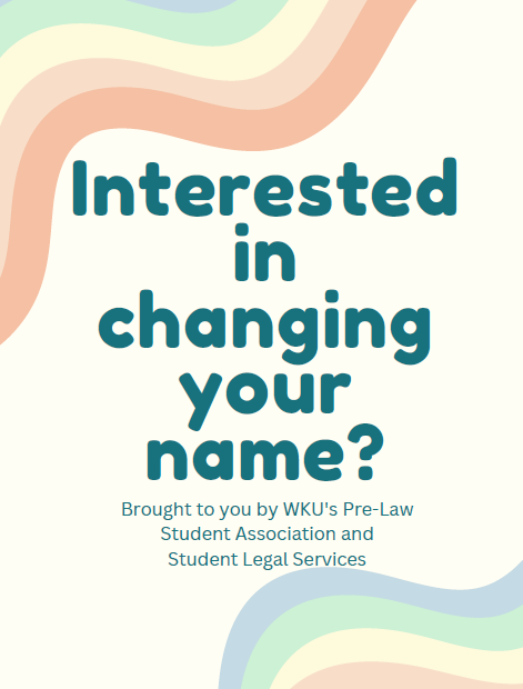 Join us on Saturday, October 22, from noon-5:00 p.m. at the BG Pride Festival for the first annual Name Change Clinic!
