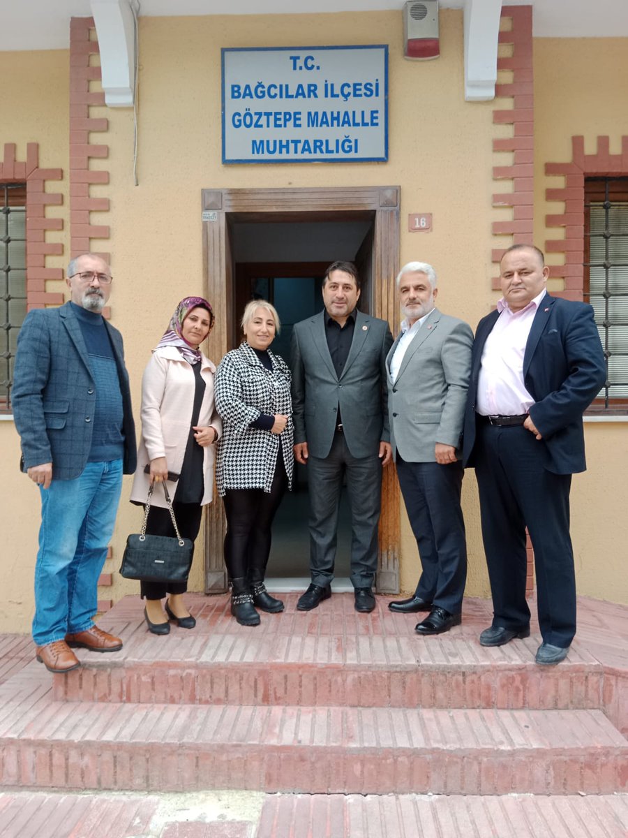 Chp Bağcılar İlçe Muhtarlar Eğitim Kurumları, Şehit ve Gaziler Komisyonumuz olarak ,Göztepe Mahalle Muhtarımız Sn.Mehmet Küpçük'ü Ziyarette bulunduk, gündemi mahallemizi sorunları konuştuk İstişarelerde bulunduk,misafirperverliklerinden dolayı teşekkür ederiz.<a href="/Canan_Kaftanci/">Canan Kaftancıoğlu</a>
