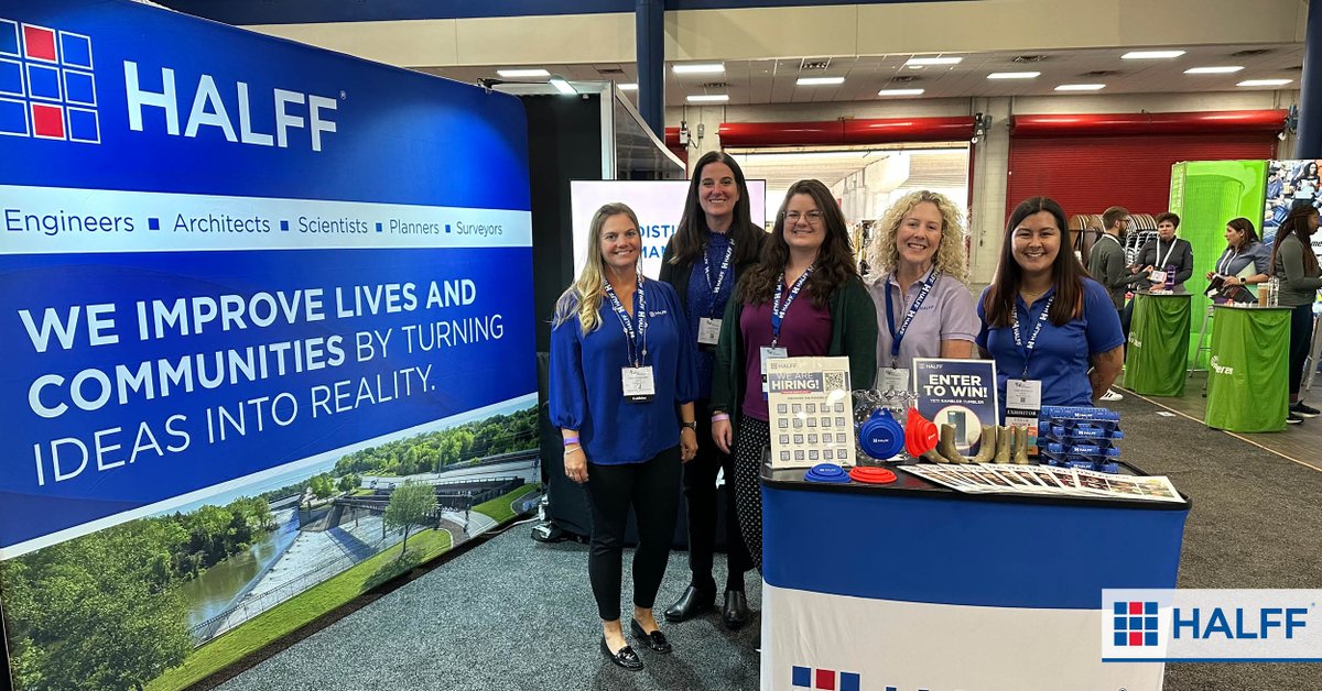 wearehalff's tweet photo. Our very own Cindy Engelhardt, Leigh Hollis, Katie Bryan, Kim Schroeder and Sara McMahan are having a fantastic week attending #SWE22 in Houston, Texas. Thank you to everyone who visited our booth! #SmarterSolutions https://t.co/H7yUXzyEBZ