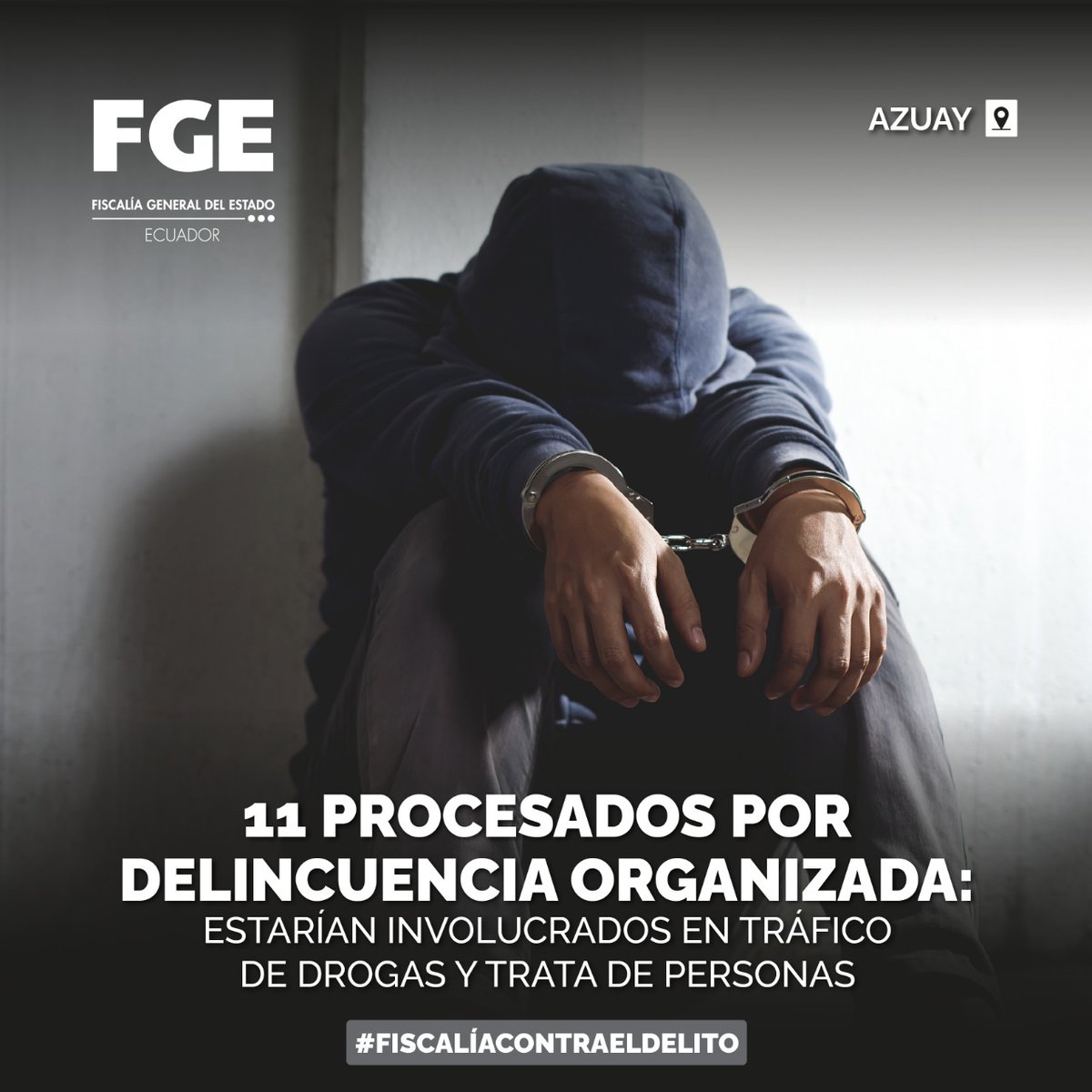 #ATENCIÓN | #Azuay: #FiscalíaEc procesa a 11 detenidos –incluido un adolescente– por delincuencia organizada para tráfico de drogas y trata de personas. Operaban dentro y fuera del mercado El Arenal, en #Cuenca. #FiscalíaContraElDelito Detalles ⬇️ bit.ly/3eMR1CV