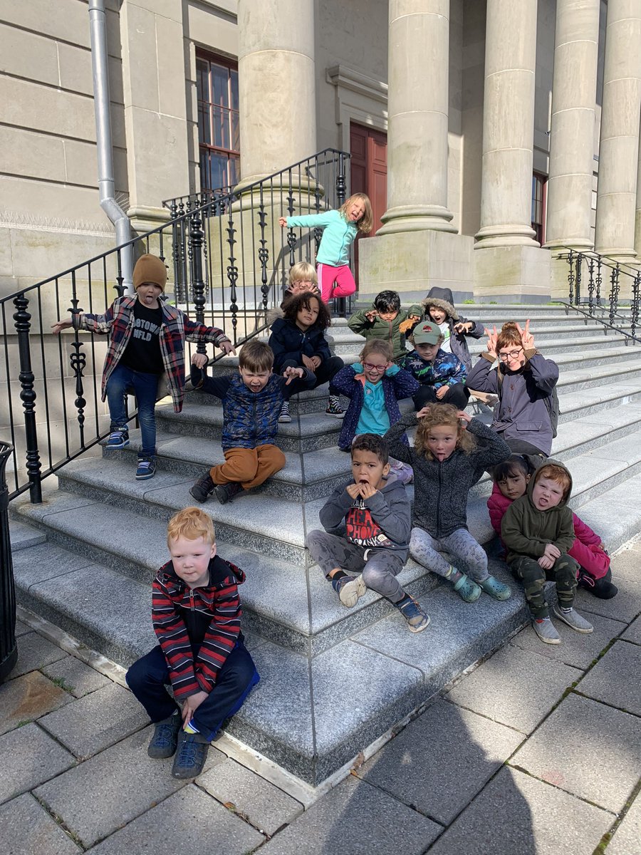 Enjoying this beautiful day at Bannerman Park!  Look carefully!!! <a href="/BishopFeild/">Bishop Feild Elementary</a> #feelingcrazy #kindergartenfun