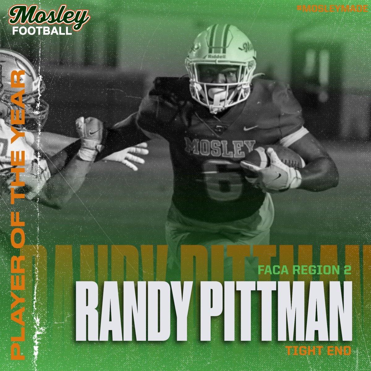 MosleyDolphinFB's tweet photo. Congratulations to @RandyPittman04  on winning Player of the Year for the Florida Athletic Coaches Association in Region 2
#MosleyMade https://t.co/VZt8znnShw