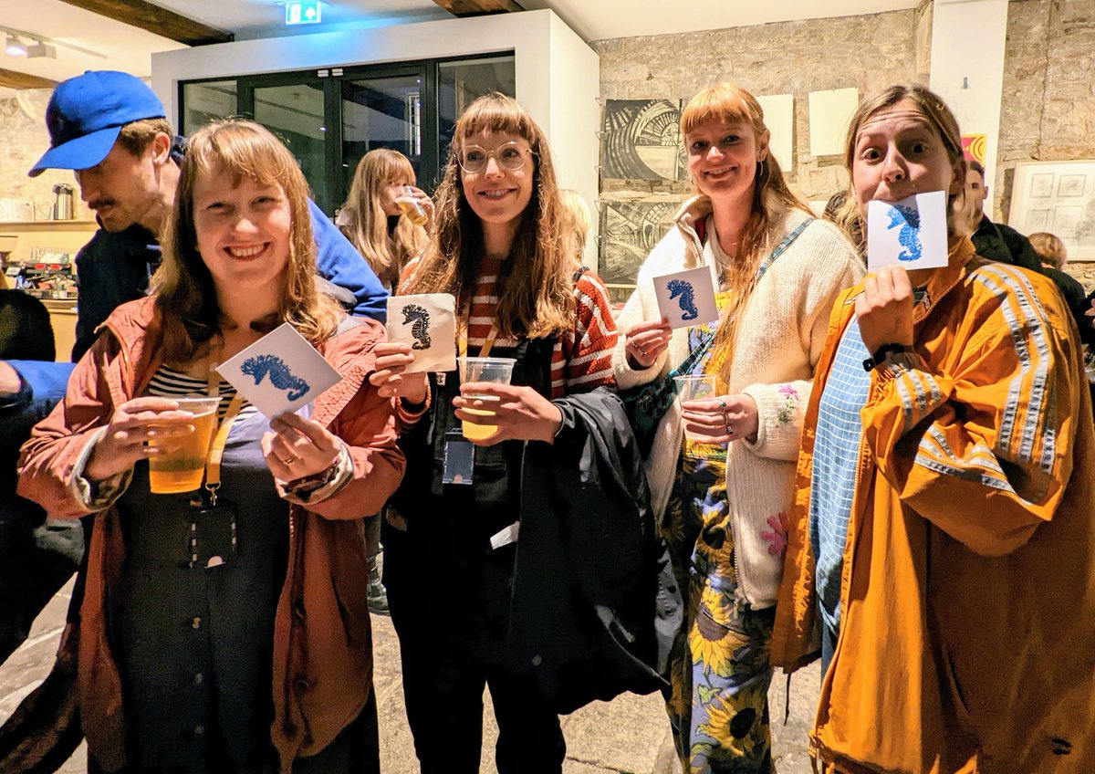 realideasorg's tweet photo. Print in Action Festival is open! This evening, we invited our artists, partners and supporters to launch #Plymouth's first ever print festival. 

Join us at Ocean Studios for a weekend of creative workshops, talks and activities for all: https://t.co/7JIeIFZqPe

#PrintInAction https://t.co/nxkLS99bFJ