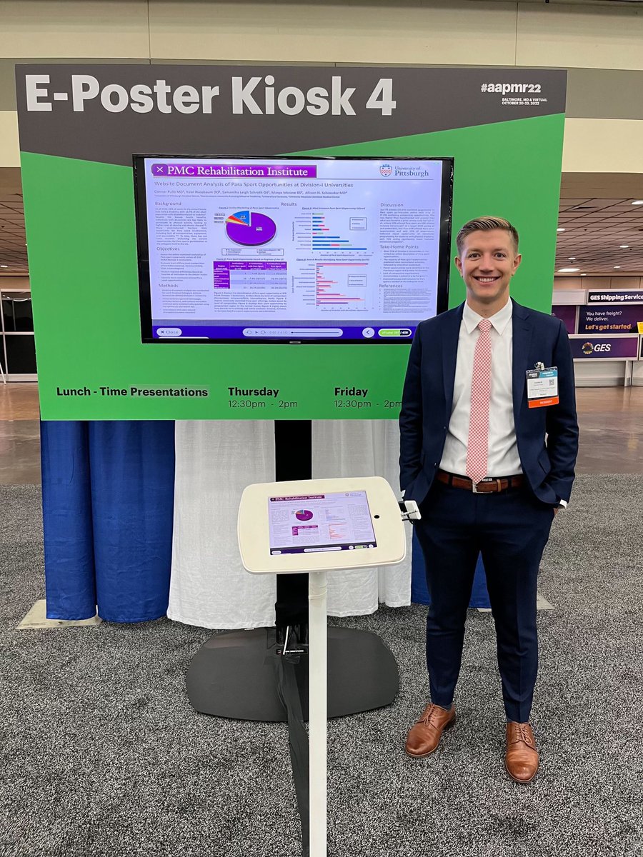 Allison Schroeder, MD (@a_schroedermd) on Twitter photo Nice work <a href="/ConnorFultzMD/">Connor Fultz MD</a> and <a href="/DrRyanNuss/">Ryan Nussbaum, DO</a>! Presenting our research on the online presence of Para sport opportunities at NCAA D1 universities. <a href="/UPMC_PMR/">UPMC PM&R</a> Nice work <a href="/ConnorFultzMD/">Connor Fultz MD</a> and <a href="/DrRyanNuss/">Ryan Nussbaum, DO</a>! Presenting our research on the online presence of Para sport opportunities at NCAA D1 universities. <a href="/UPMC_PMR/">UPMC PM&R</a>