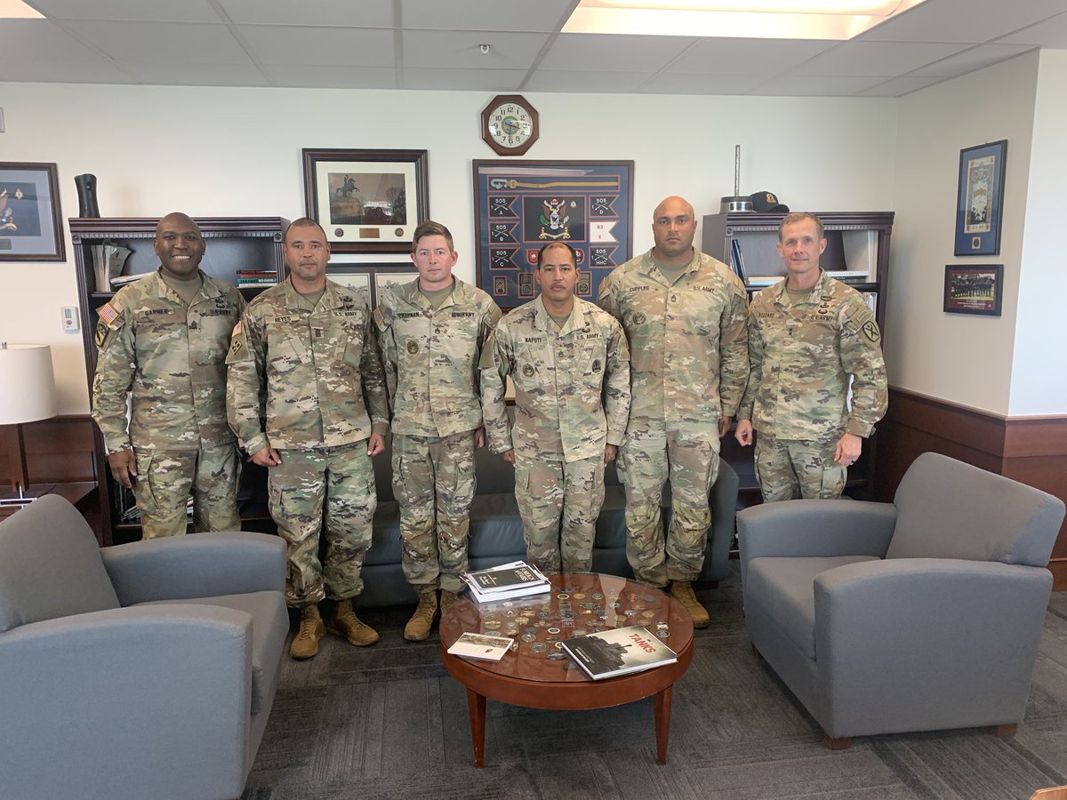 Honored to recognize 3 great Senior Drill Sergeants from 5-15 Cav! Training hard while always taking care of Soldiers!