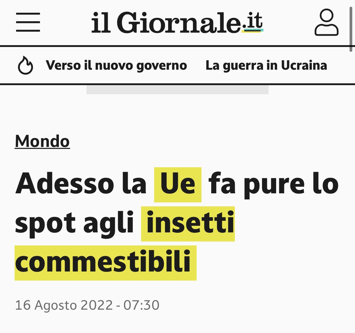 @szampa56 Vuoi mettere un bel piatto di insetti proteici e autoctoni? Io ci credo