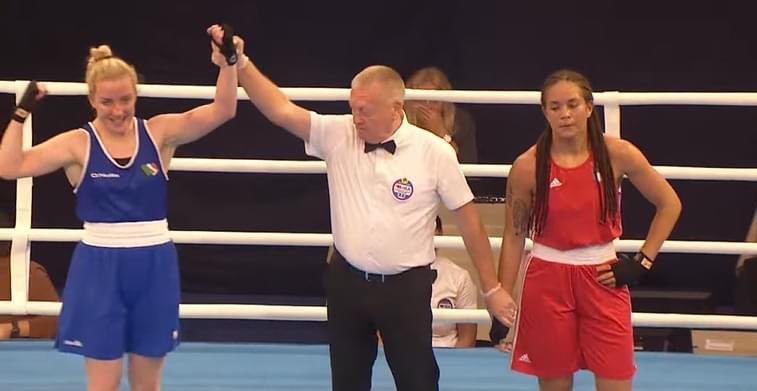 Going for Gold 🥇⭐️

Christina Desmond has won through to the Women's European Championship finals following a superb 5-0 win in her semifinal bout earlier today.

She'll contest the final tomorrow afternoon🥊 🥊🥊