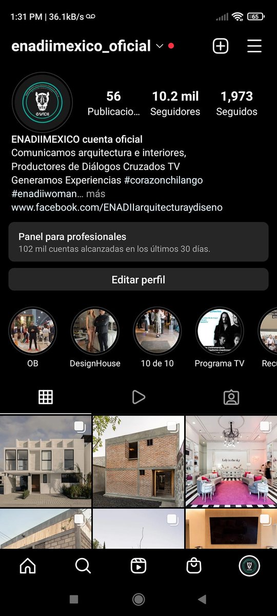 Hace unos meses Hackearon y perdimos la cuenta de Instagram que teníamos, gracias al apoyo de muchos amigos y seguidores levantamos una nueva y ya somos un poco mas de 10,000 también de ustedes es este logro... síganos en @enadiimexico_oficial y manden proyectos que NO COBRAMOS!!