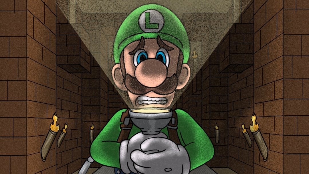 Angy🚦 on X: Luigi's Mansion: Dark Moon AU where everything is