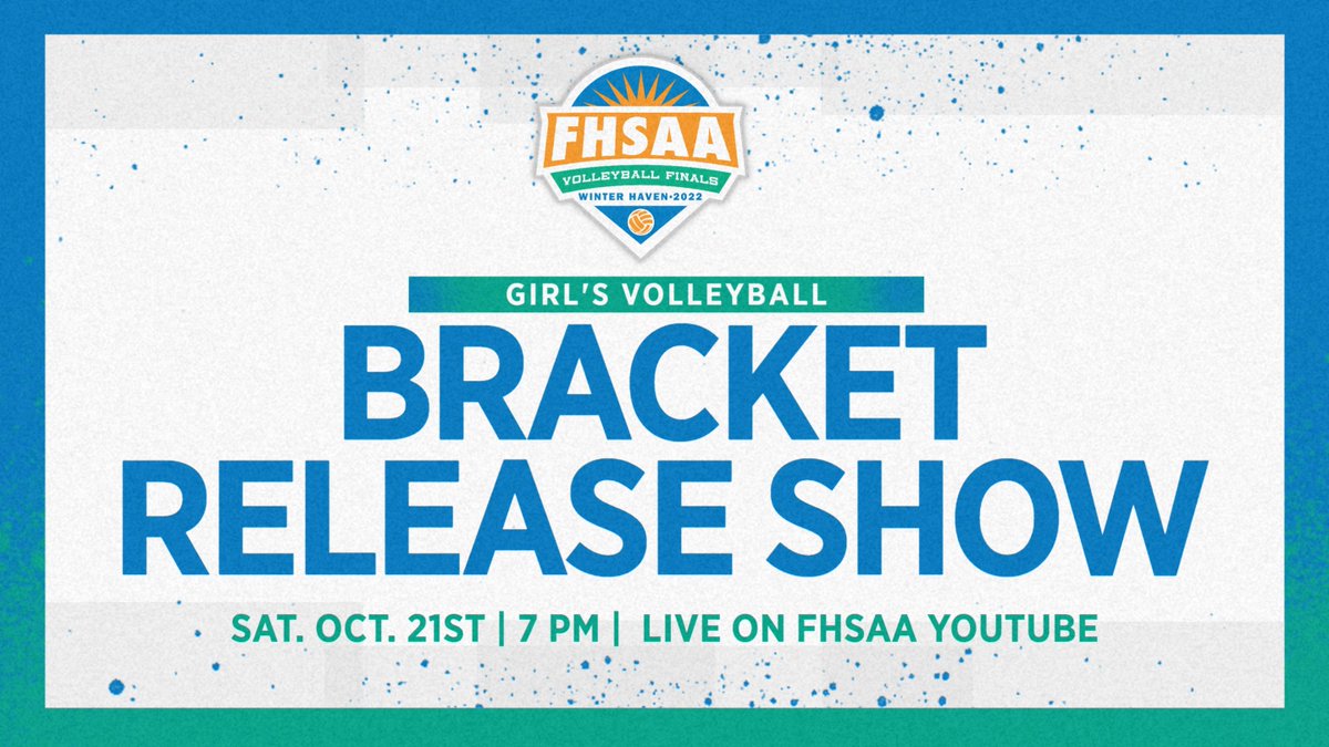 Tune in LIVE tomorrow at 7 PM as we release the 2022 FHSAA Girl's Volleyball State Series Brackets! Who's In? Who's Out!🏐 Broadcast can be viewed LIVE on YouTube by clicking here: youtube.com/c/fhsaavideos/…