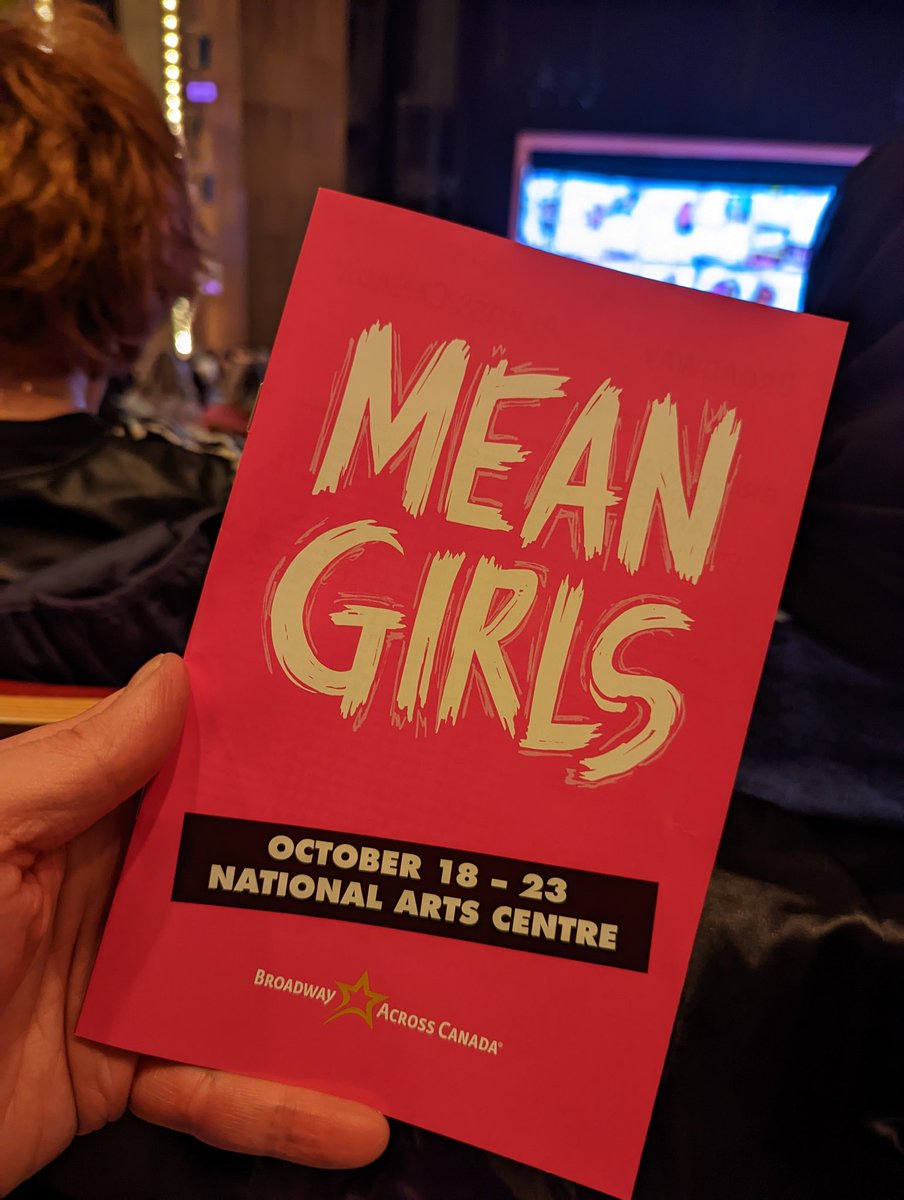 StephenLau_GC's tweet photo. It was an energetic show last night at the @CanadasNAC @MeanGirlsBway #Ottawa #birthdayboy https://t.co/S8GkTbkRua