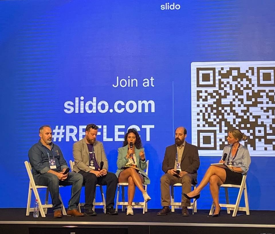 Today's panel discussion <a href="/FestivalReflect/">Reflect Festival</a> on "Democratisation of #AI" was great. I spoke about the whole spectrum of #AIDemocratisation from #Data, #Algorithm, Model, Cloud to Marketplaces and the importance of knowing the users to avoid bias and misinterpretation of application.