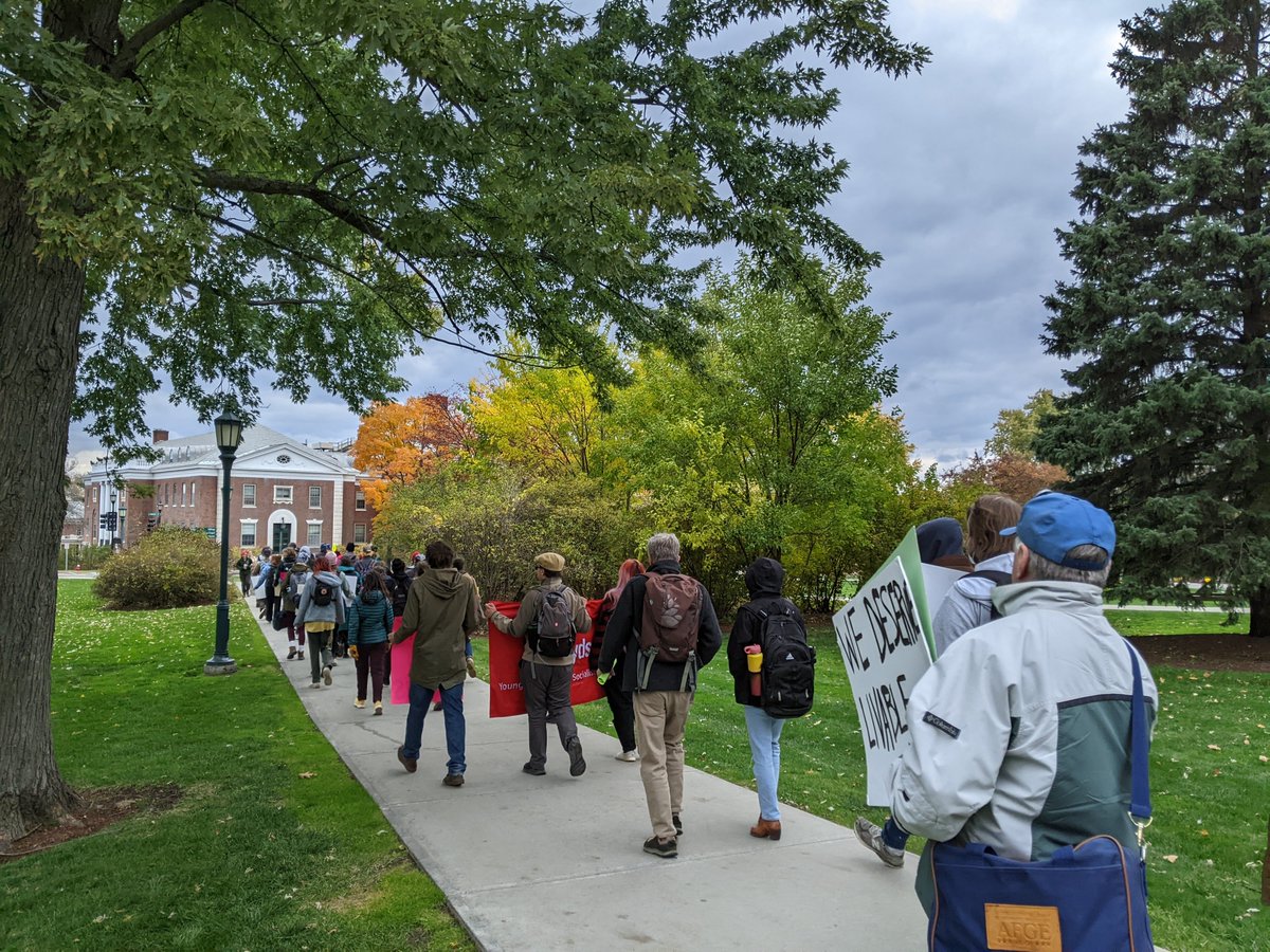 Yesterday's rally for a #FairContractNow for #UVM part-time faculty was a success! Great energy and solidarity from students, full time faculty, <a href="/uvmstaffunited/">UVM Staff United</a> <a href="/AftVermont/">AFT Vermont</a> <a href="/VermontAFLCIO/">Green Mountain CLC</a> <a href="/VFNHP/">VT Federation of Nurses & Health Professionals</a> and the #btv community. Stay tuned for more calls to action!