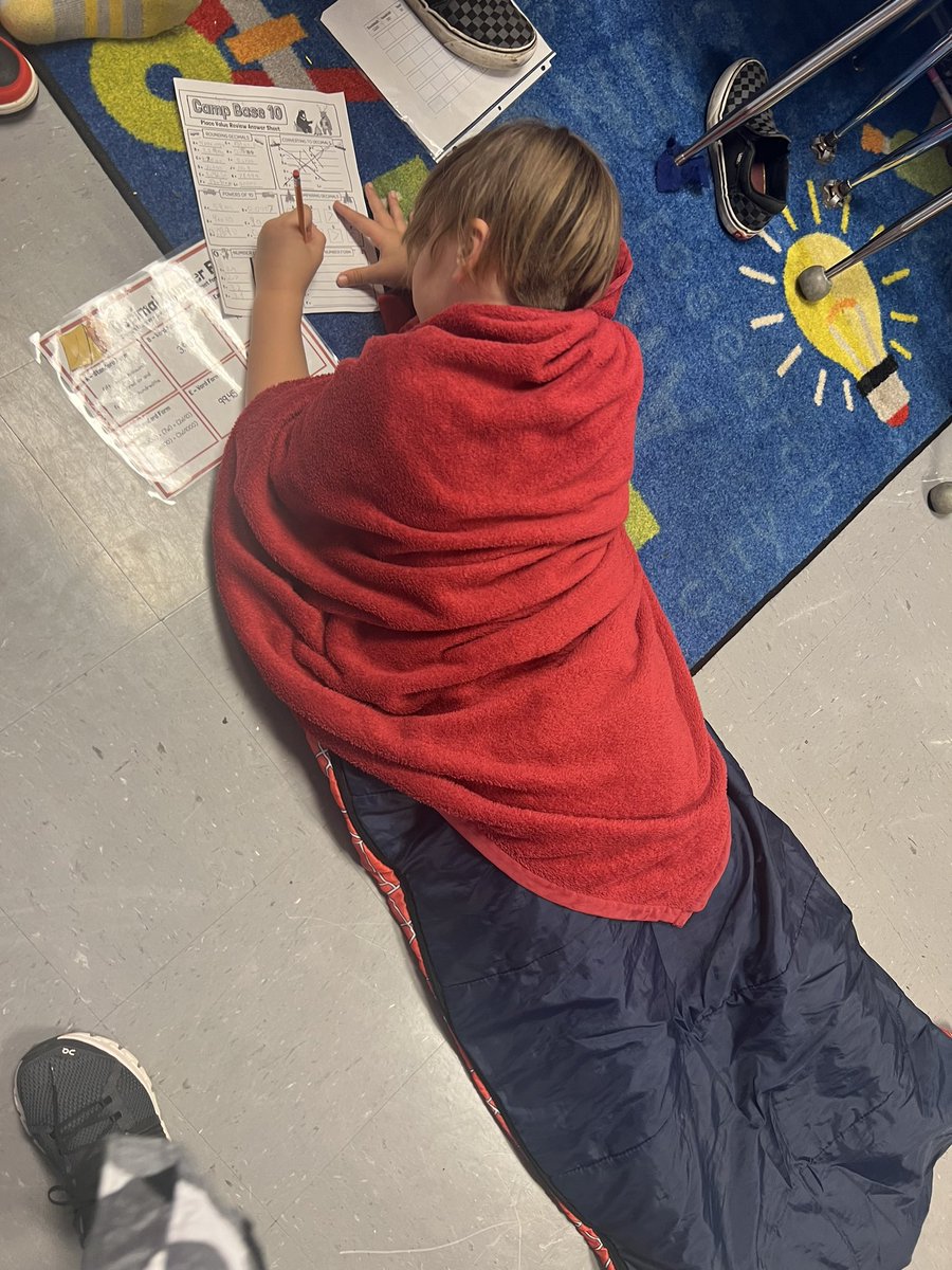 CurvinMckenzie's tweet photo. Camp Base Ten was in full swing today! Students reviewed math skills from the last 2 weeks. It was a great day full of memories! @TCBOE_LES #growingtogether @TCBOE https://t.co/RMskchMAi3