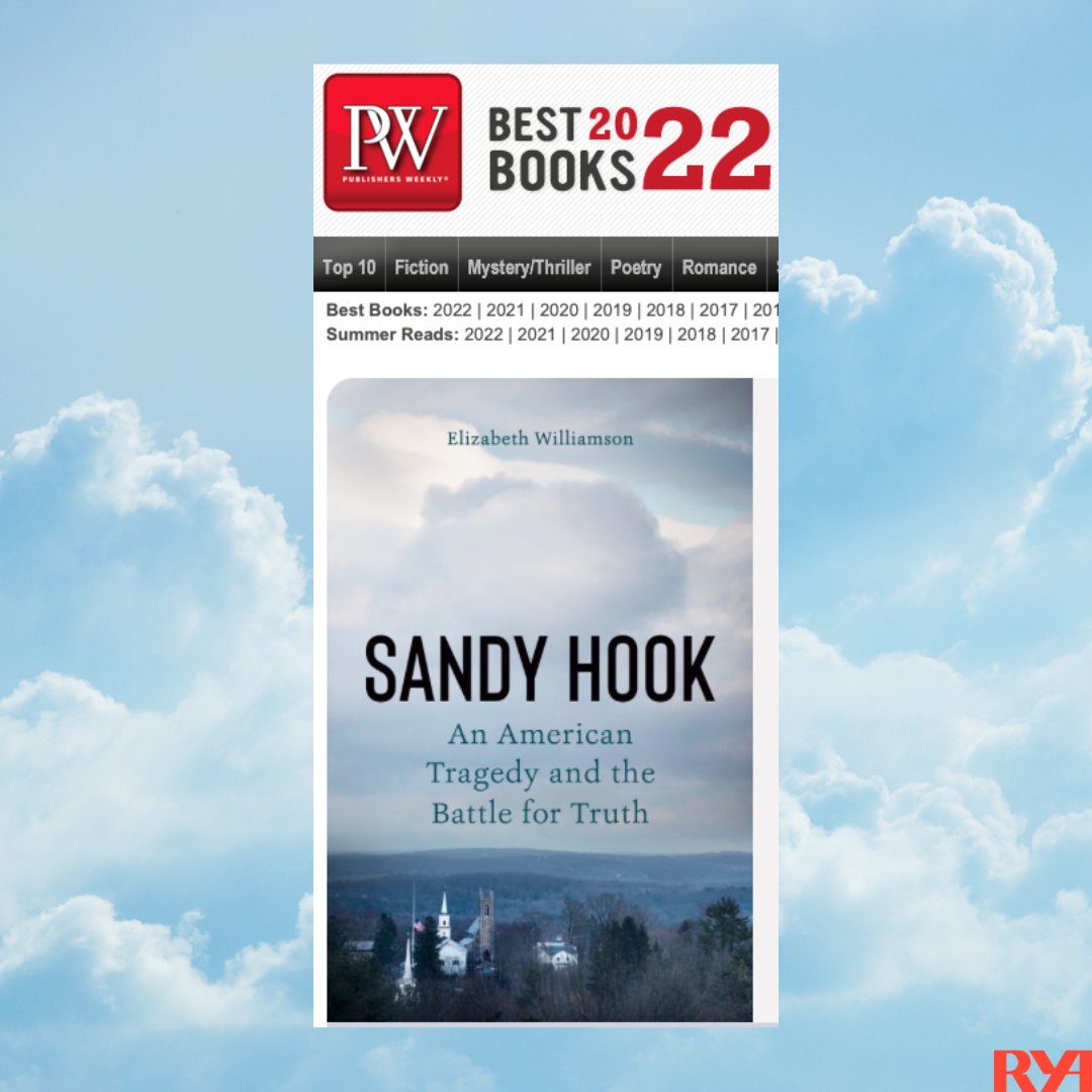 SANDY HOOK by @NYTLiz has been named one of the best nonfiction books of 2022 by @PublishersWkly!!!