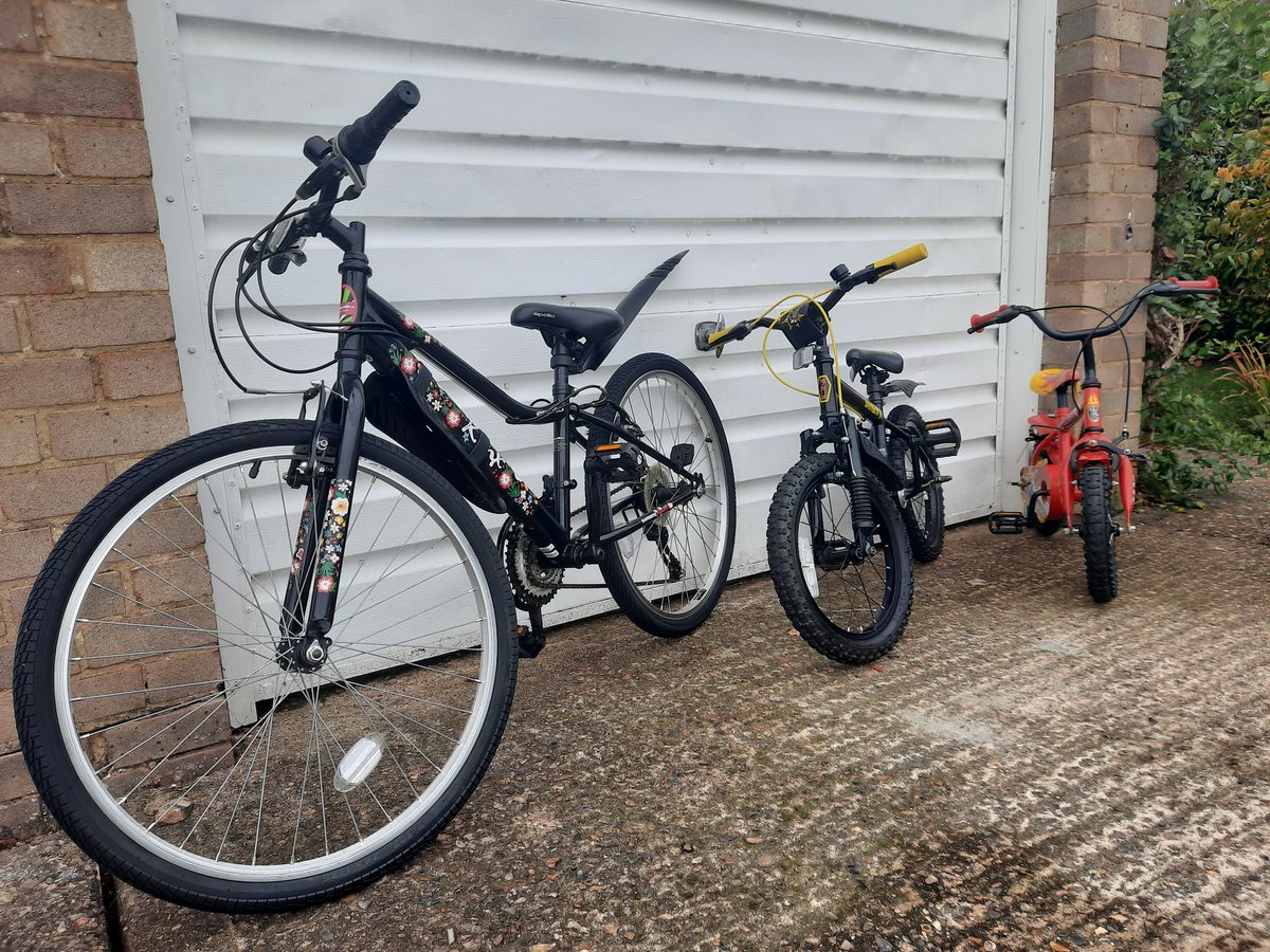 Thank you to <a href="/BikeabilityUK/">Bikeability</a> and <a href="/Halfords_uk/">Halfords</a> for supplying these bikes.  It means I can offer lessons to children who do not have a bike. It will make a really positive impact on many children, big thanks.
