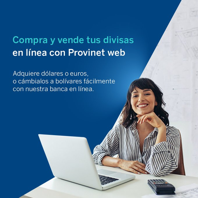 BBVAProvincial's tweet photo. Ya tenemos disponible para ti el servicio de venta divisas en Provinet web. Ingresa ahora y compra o vende tus divisas utilizando tu Cuenta Divisa en Línea. 

Para más información ingresa en https://t.co/W0wvTdnqjP

#bbvaprovincial #venezuela #divisasenlinea https://t.co/892lCd8GLg