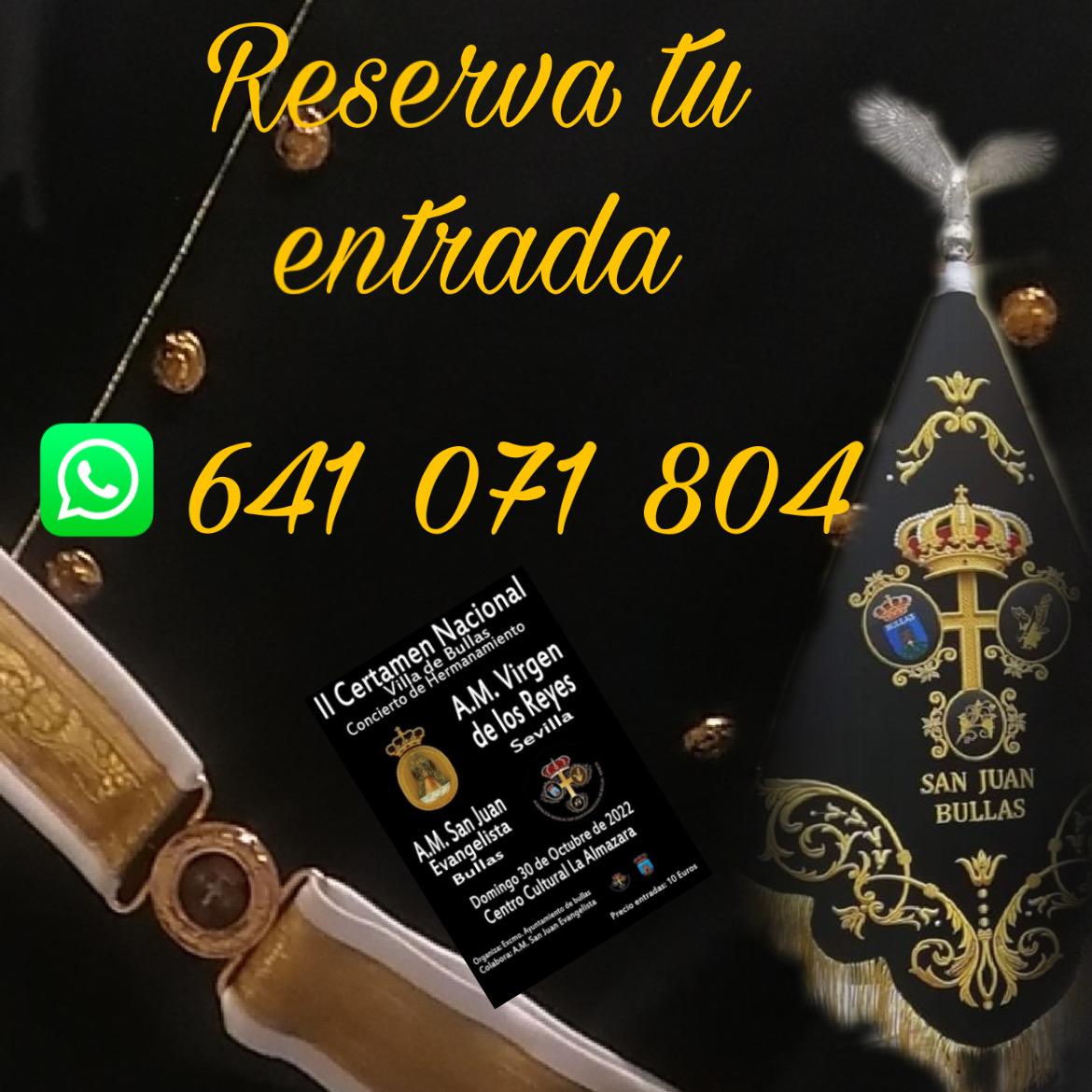 90% del aforo VENDIDO, y tu te vas a quedar sin la tuya? <a href="/AgrupacionVR/">Virgen de los Reyes</a> os esperamos con los brazos abiertos.