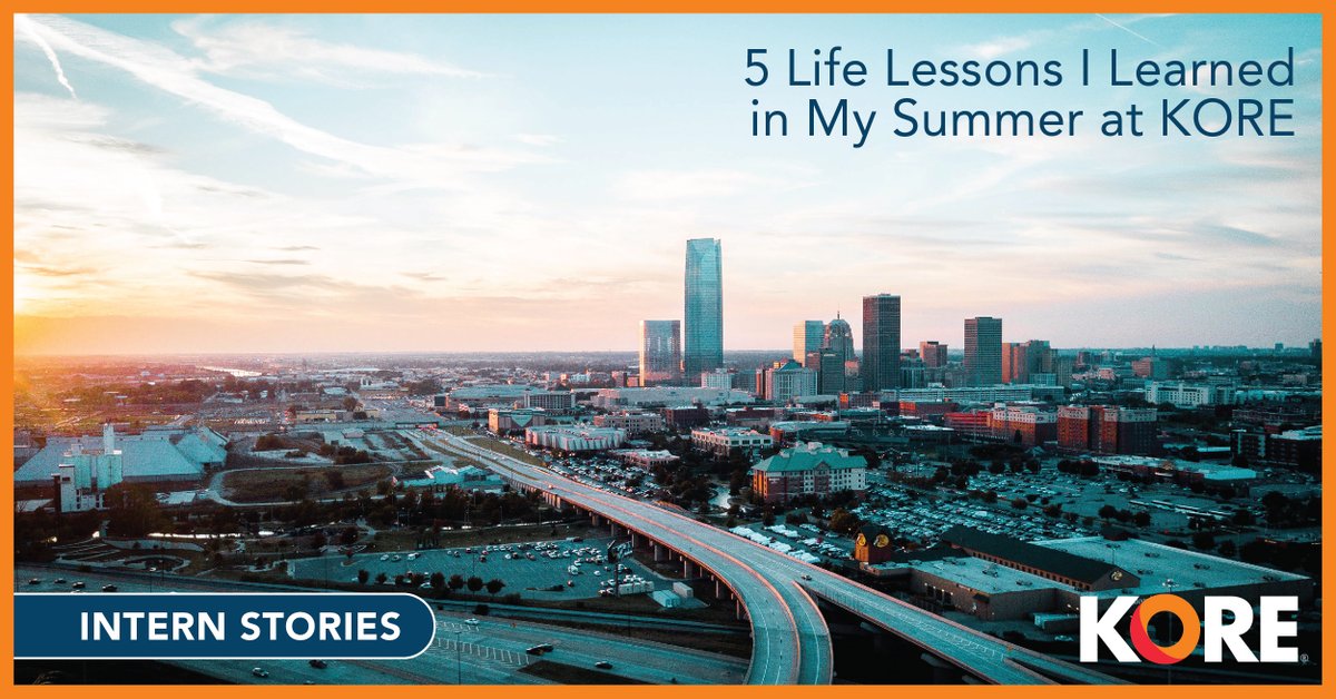 This past summer, Ishta Bahl had the opportunity to join KORE's marketing team as an intern! She shares valuable life lessons she learned during her time with us. 

Read more about her advice in our blog, here: korewireless.com/news/intern-st…