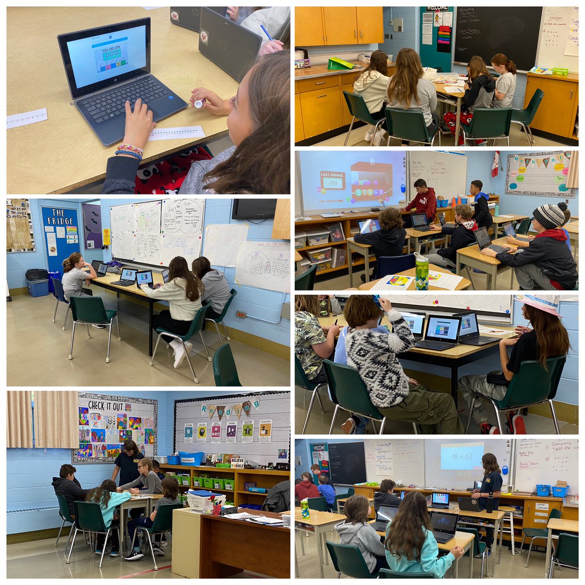 MissSibbick's tweet photo. Today Superstar 7s explored integer centres. The room was full of collaboration, integer tools, strategy sharing, and perseverance. The perfect way to start a Friday! So proud of these S’s! @HESGEDSB https://t.co/FIgeEQTcoL