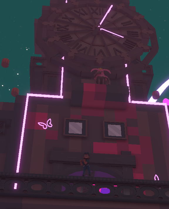 IronManPunks's tweet photo. @TheSandboxGame I just participated in the Paris Hilton  #Cryptoween Event. Dancing in the Clock Tower check out my screenshot below!
🎃👇 https://t.co/QbzSzPTPXz