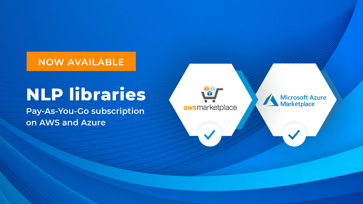 JohnSnowLabs's tweet image. Did you know that our #NLP libraries are now available as a Pay-As-You-Go subscription on AWS and Azure? 

Amazon Web Services Marketplace hubs.li/Q01qdRs60 

Microsoft Azure Marketplace hubs.li/Q01qdRXb0

#sparknlp #sparkocr #nlp #aws #azure