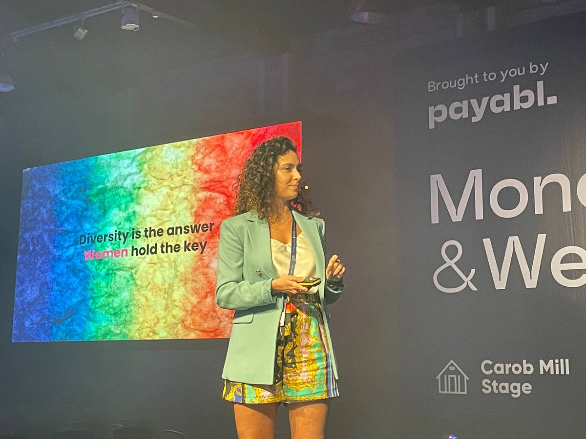 I gave a keynote <a href="/FestivalReflect/">Reflect Festival</a> today on "Invest in Art, Invest in Women, Invest in the Planet."
I presented the vision of <a href="/1000FacesNFT/">Kayani</a> and how we are democratizing the funding for the underfunded &amp; excluded population with #web3.
#nft #dao #crypto #femalefounders #fundinggap