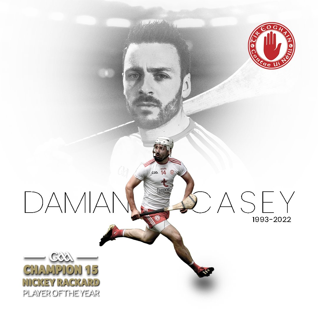 🌟 Damian Casey is Nickey Rackard Cup Player of the Year for 2022.

❤️ Forever in our hearts. His Legacy will live on forever.